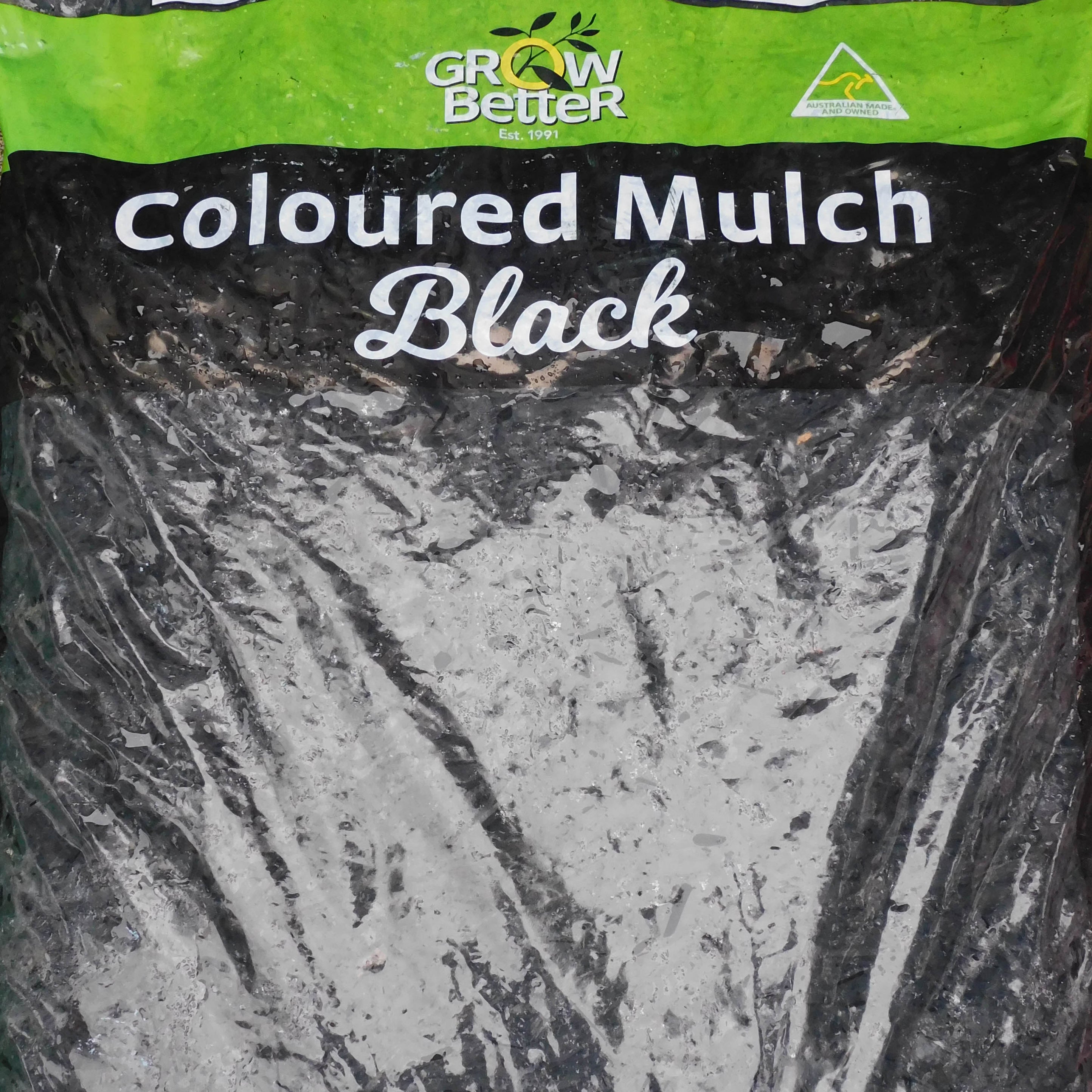 Black Mulch (per bag) Wombat Gully Plant Farm Geelong